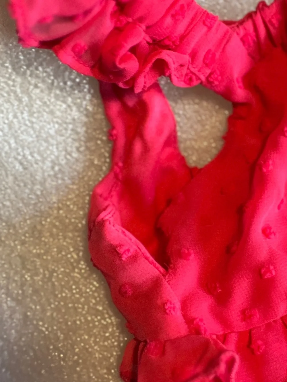 Rare Editions - 18M Ruffled Hot Pink Sundress